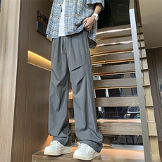 夏季新款速干冰丝打褶休闲裤XZ604-KG80-特P30控58，男装休闲裤，星座604