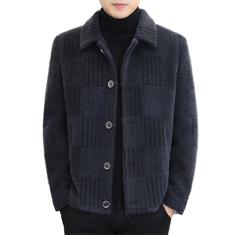 秋冬新款主推毛呢大衣短款翻领加厚夹克外套上衣男D67P135控228,男装毛呢大衣,电商B226