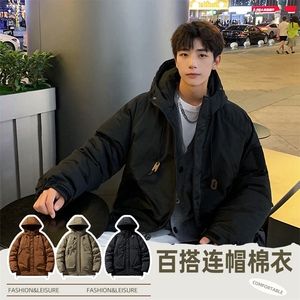 冲锋衣男羽绒棉服冬季轻薄机能风工装外套加厚痞帅棉衣M0785-P120图片