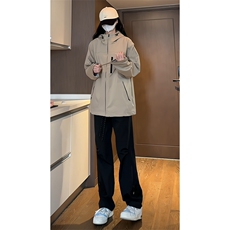 2024春季新款女模内景大码防水冲锋衣夹克M-5XHJ24082-特P65，男装夹克，电商A022