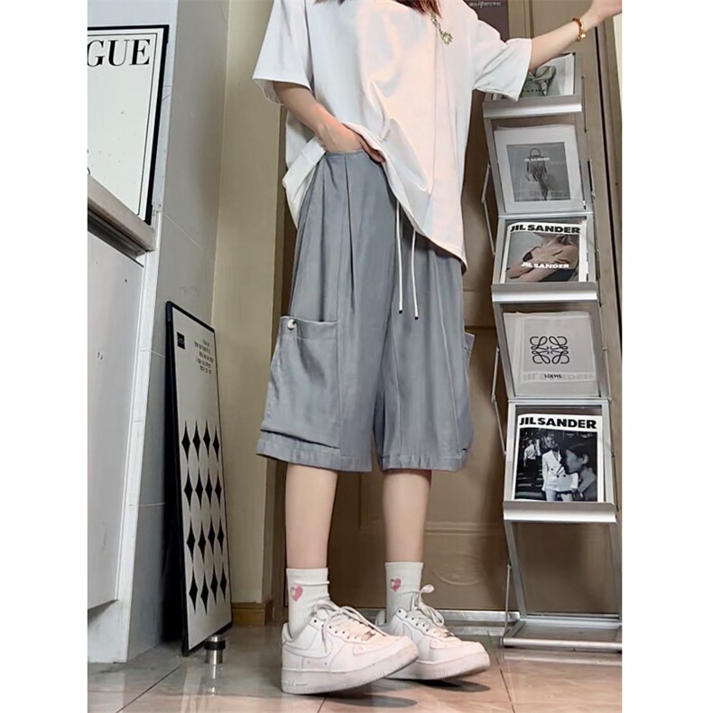 仿天丝牛仔高级感冰丝垂感休闲裤夏季新款潮牌七分裤男2562特批31,男装牛仔裤,电商C305A