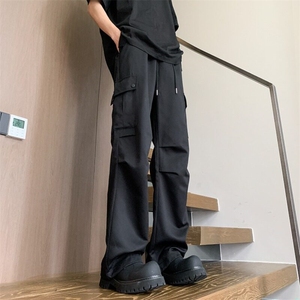 美式机能工装裤子春潮冲锋裤宽松长裤高街痞帅伞兵裤男K6064-P47图片