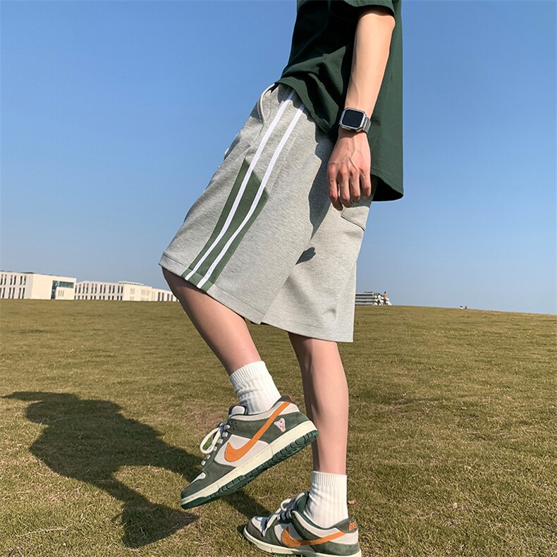 2024夏季新款外景大码美式华棉织带短裤M-5XHK23387-特P40,男装牛仔裤,电商A022