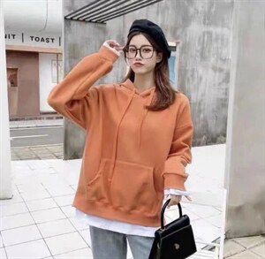 加绒卫衣假两件,女装卫衣/绒衫,寸汐