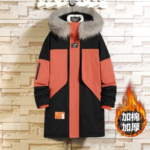 现货8XL-M加大码棉衣男冬季新款大毛领加厚棉服大衣支持各种活动图片