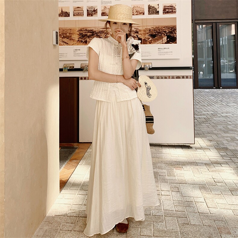 2024年夏季新中式套装裙-款号9921-P155-K228，女装套装/套裙，浙宝305