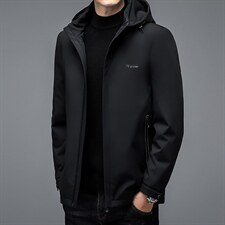 2023年冬季新款时尚潮流男士羽绒服外套商务中年休闲百搭纯色外套，男装羽绒服，电商B212（原钱塘6029）