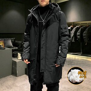 男士羽绒服2020冬季中长款新款韩版潮流加厚外套DS581T图片