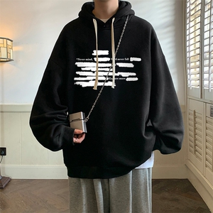 连帽卫衣男大码胖子帽衫大号运动服WY2445-P35图片