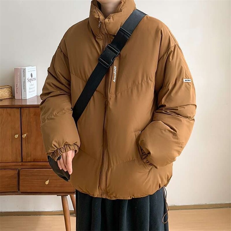 美式棉服男女外套冬季新款宽松立领潮牌加厚保暖面包棉袄JM8023,男装棉衣,星座516A