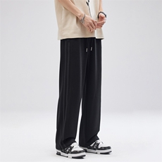 美式宽松休闲裤男夏季新款侧边织条设计感小众修身裤DY5031-P79，男装休闲裤，电商A178-1