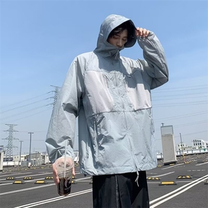春季新款时尚冰丝皱防晒衣外套 JF13 P45图片