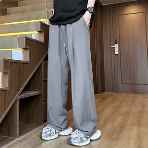 冰丝裤 夏裤休闲裤垂感西裤直筒宽松X416B-1-KL898-特P30限58图片