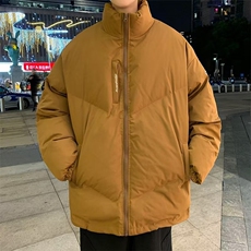 冬季男生2022棉衣冬款外套加厚简约新款港风潮男棉服M0111-P83，男装棉衣，星座308B-1
