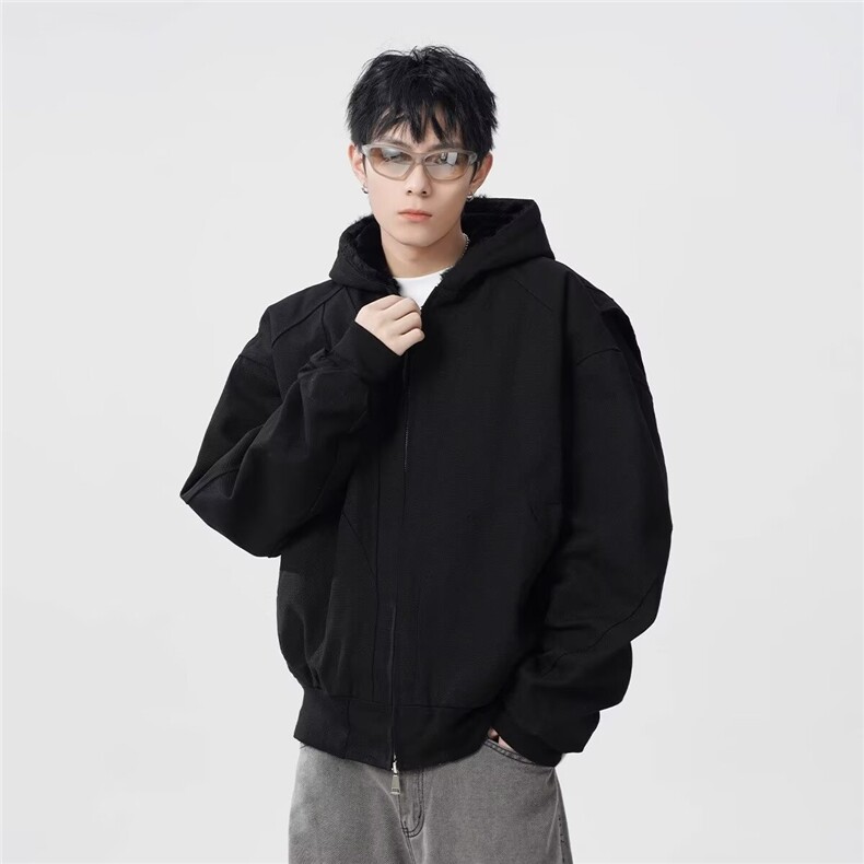 开衫卫衣男女春秋连帽情侣宽松运动上衣百搭休闲外套WY66P108,女装短外套,星座1013-5