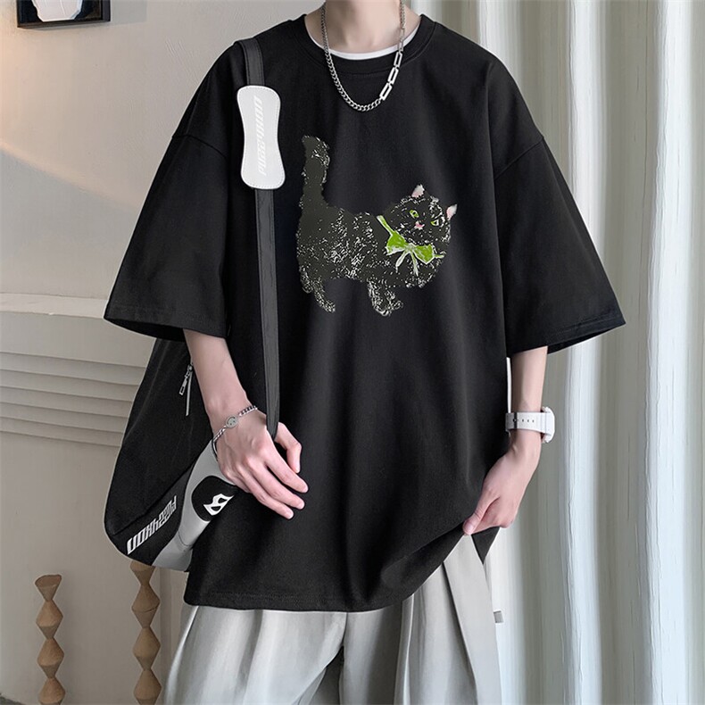 230g重磅纯棉短袖t恤男大码半袖半截袖DX17413-P20,男装T恤,电商A040