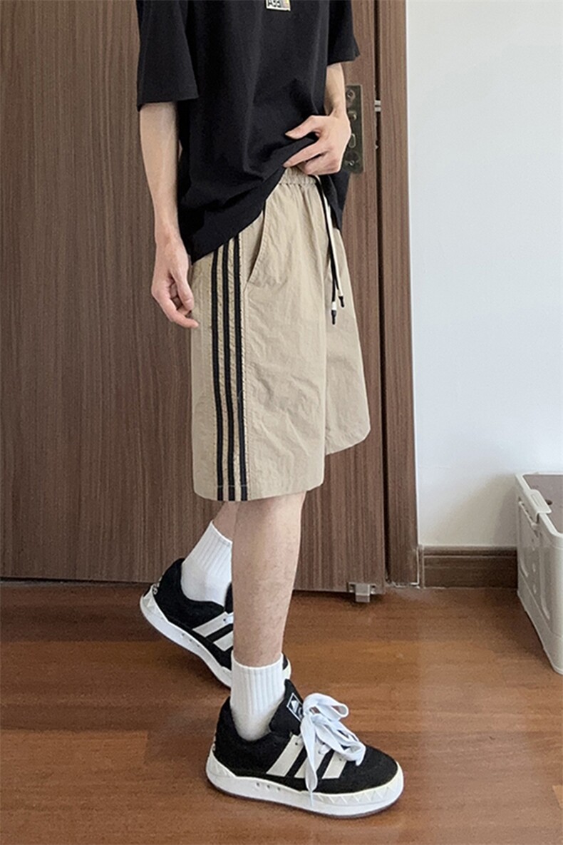 大量现货夏季户外拼接撞色休闲短裤男小众垂坠感速干裤DK708-P40,男装牛仔裤,电商A178