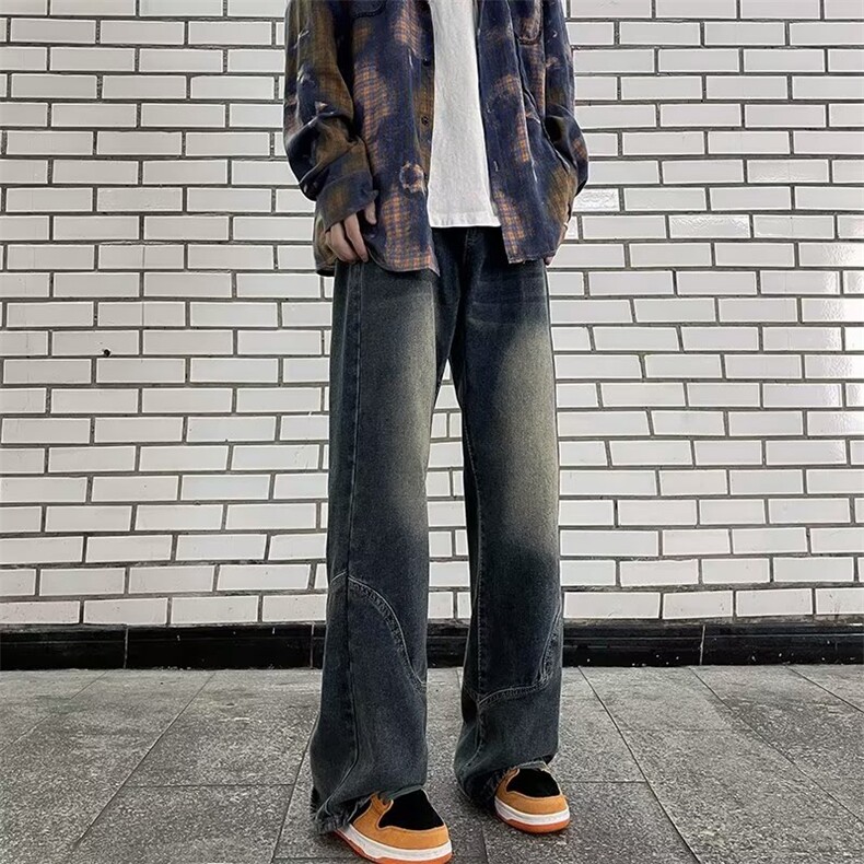 美式牛仔裤男款秋季长裤潮Y9101P55,男装牛仔裤,星座1116-2
