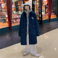 FY647J-P98-限价158羊羔绒外套长款棉服新款潮冬装流行cityboy，男装棉衣，星座116