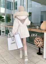 【现货】冬季新款2021新款双面羊绒可脱卸派克服，其它，珍·洛曼