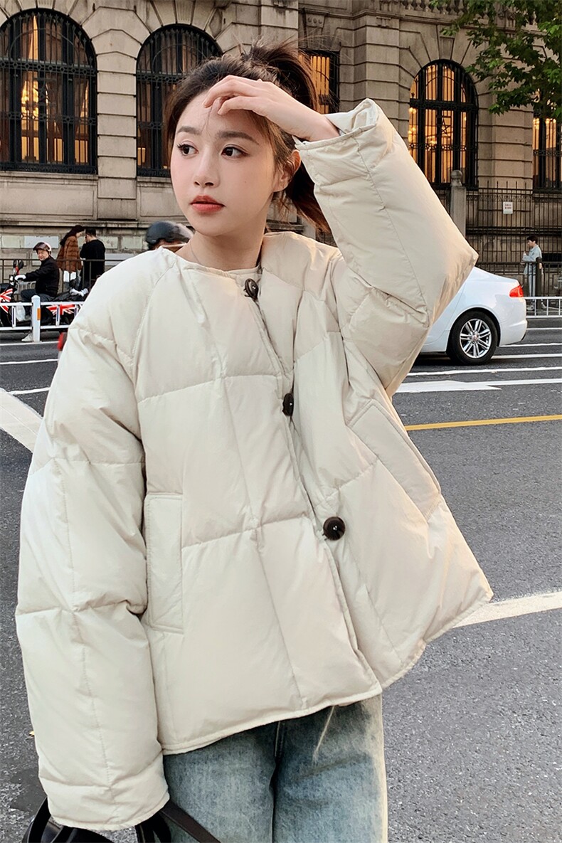 现货韩系连帽休闲阔版短款羽绒服P295K398-7719,女装羽绒服,2C210