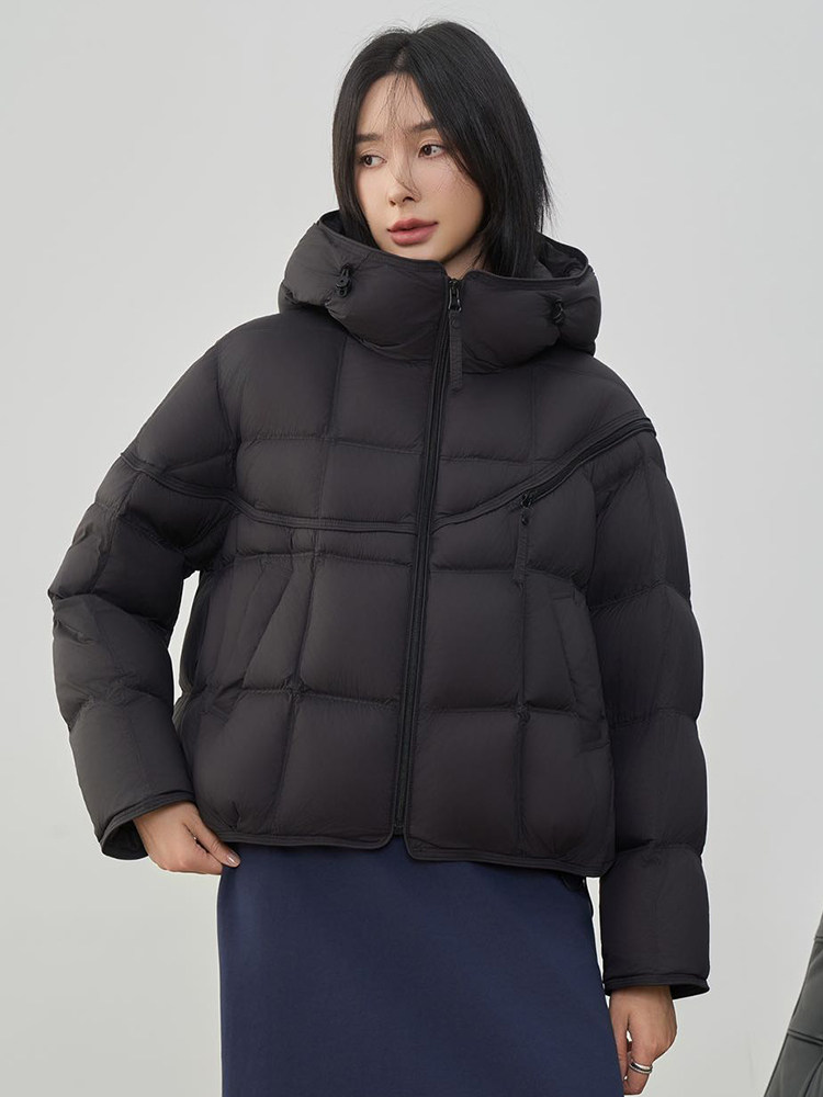 2025年冬季休闲风保暖常规90白鸭绒,女装羽绒服,阳光伊恋