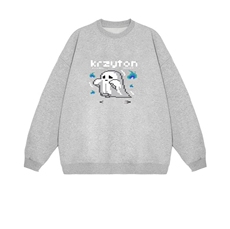 2025年秋季套头通勤长袖幽灵时尚百搭通勤简约休闲圆领，女装卫衣/绒衫，花可