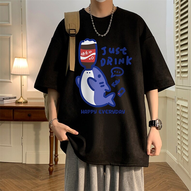 麂皮绒短袖t恤男大码半袖男JD82450-P25，男装T恤，电商A040