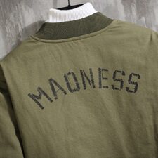 冬季新款余文乐同款棒球服棉衣男飞行员夹克加厚6025-j9011-p100，男装棉衣，星座311A