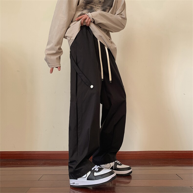 2025秋季新款美式ins机能高街男裤子冲锋裤直筒工装裤3613-P48，男装工装外套，电商C305A