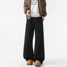 8XL-M工装裤男秋季日系男直筒宽松阔腿休闲弯刀裤子男K9177P65，男装工装外套，电商D206-1