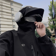 F17-P60春季新款连帽露营夹克外套山系户外复古防水冲锋衣男，男装夹克，星座512-6