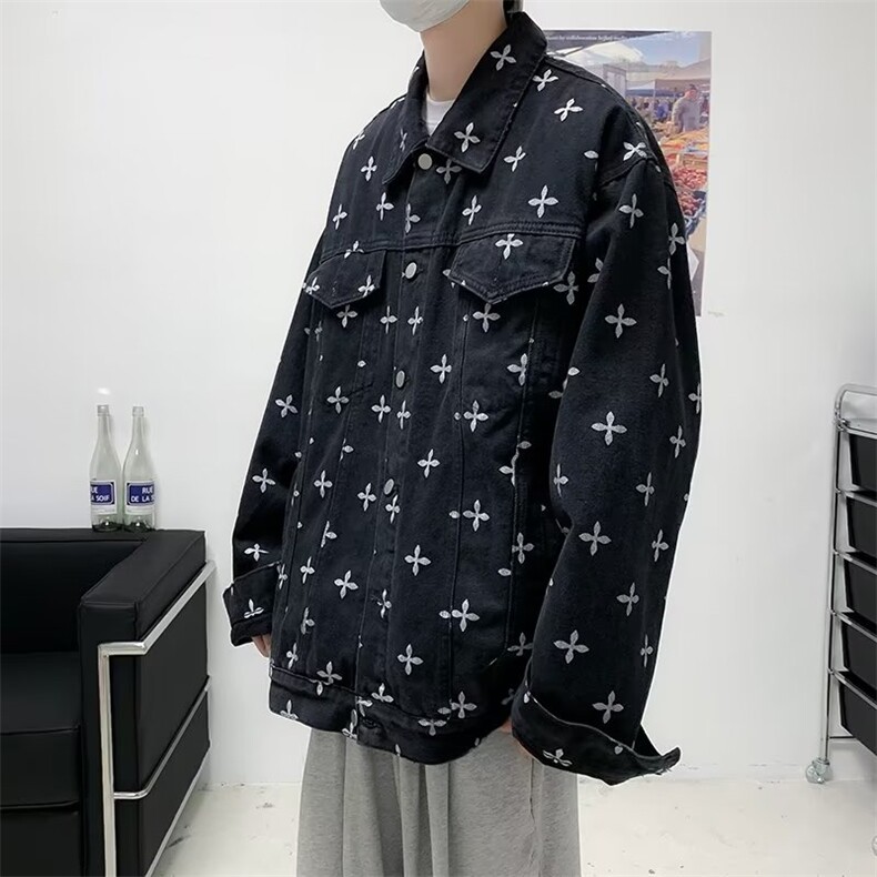 新款翻领外穿标准长袖百搭单排扣原宿夹克BW29P60,男装夹克,星座1116-2