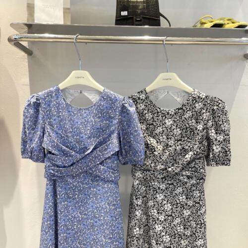 夏季，韩版设计碎花连衣裙，女装连衣裙，cosette(4F)