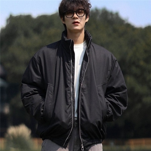 情侣棉服男女ins港风2025新款小众立领设计感宽松棉衣面包服外套图片