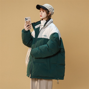中性风23冬季时尚百搭宽松字母潮流棉服外套MY5060特批P95控158图片
