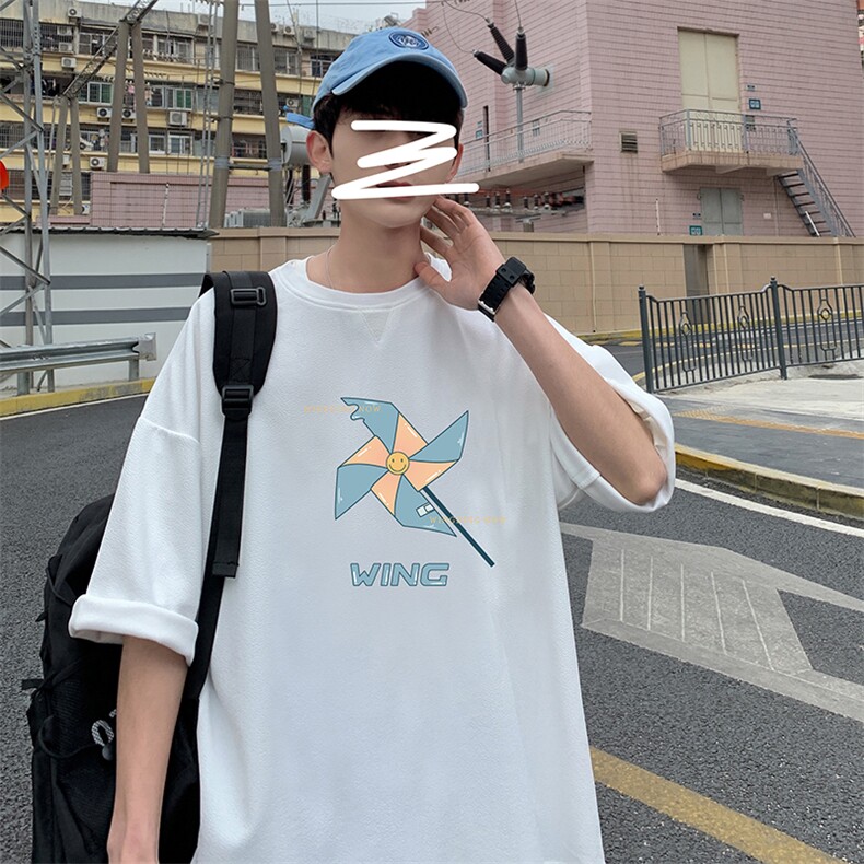 Q11112-P30春夏季七分袖t恤男大码五分袖男短袖中袖,男装T恤,电商A040