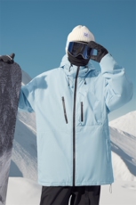 户外防水防风连帽中性男女加厚保暖防寒滑雪服外套M42-P165控218，男装棉衣，电商A001