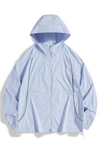 UPF50+有报告 凉感轻薄透气宽松大码潮流防晒服 DQC657-P48图片