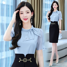 杭州真丝衬衫女长袖蝴蝶结2024年春季新款气质优雅桑蚕丝打底上衣，女装衬衫，火爆靓佳人