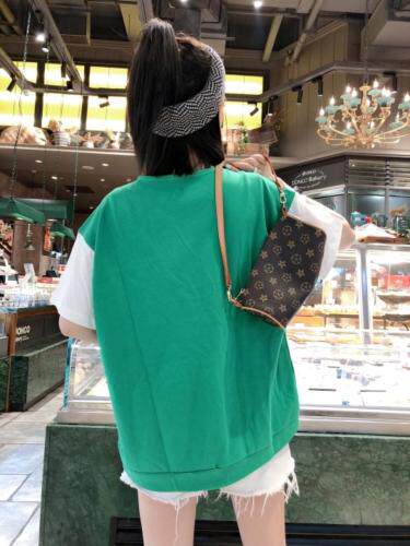 针织拼接款假两件，一杭补单王，女装，一杭