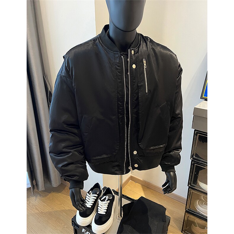 复古棒球服棉衣男冬季短款棉服工装飞行服夹克XZ514-2-MY005-P118,男装夹克,星座514-2(原B239)