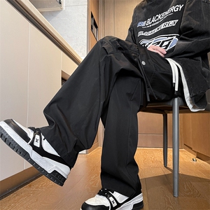 2025春季新款美式ins机能高街裤子冲锋直筒工装裤男882-P45图片