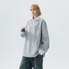 XZ230-1WY20秋中性风宽松简约轻奢条纹刺绣休闲假俩件卫衣P68控88，男装卫衣，星座230-1