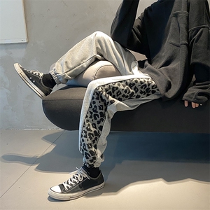 早秋宽松束脚休闲运动裤条纹九分裤卫裤XZ707-KZ929-P50+限价68图片