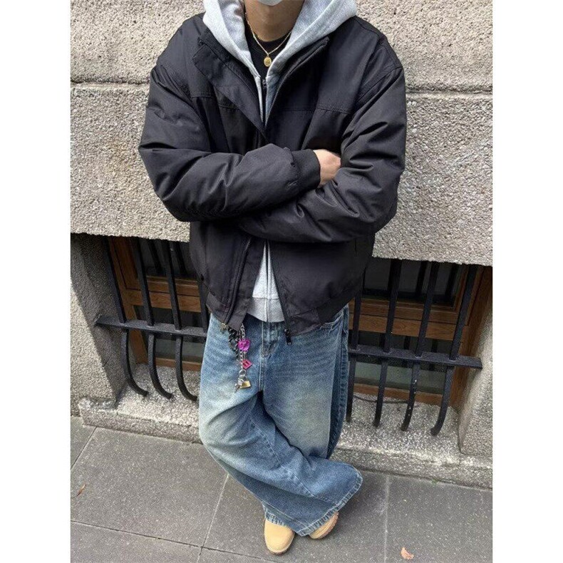 W9399-P60网图现货新款美式高街潮流立领夹克外套棒球服,男装夹克,星座1608-2