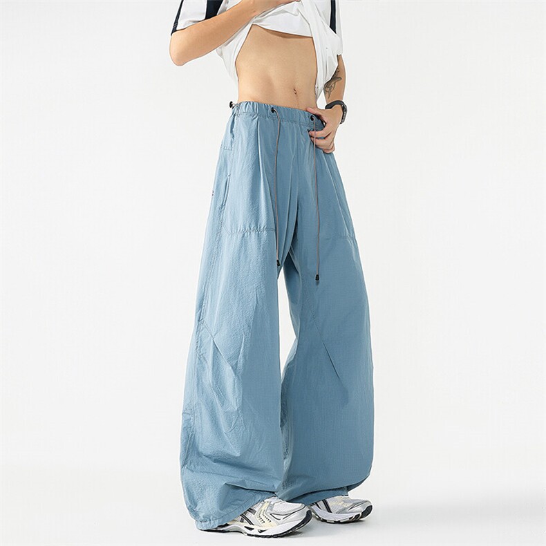 8XL-M日系户外防泼登山裤男直筒束脚休闲裤夏徒步工装裤K9158P68,男装工装外套,电商D206-1