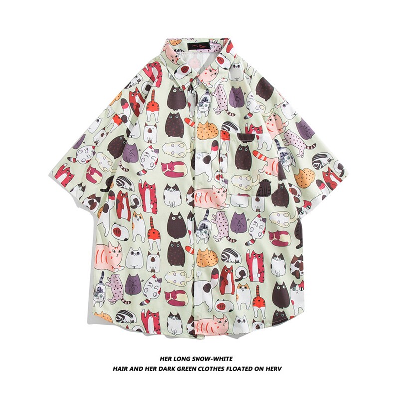 四季打底衬衫夏季夜店衬衫花季沙滩外套学生CS1152P25，男装衬衫，星座301D-5(原星座1415）