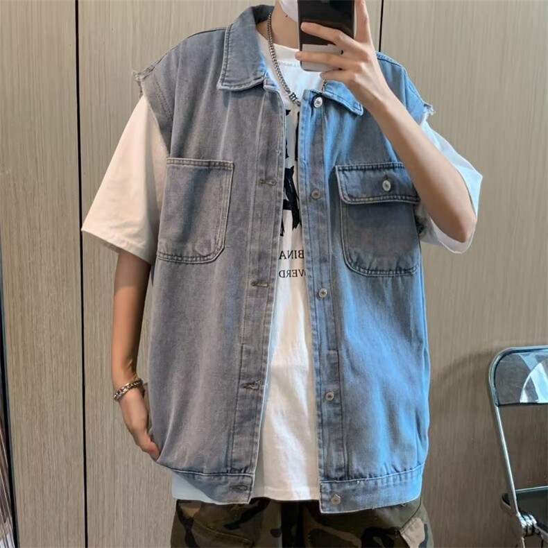 男夏季百搭潮流时尚背心C9851P46图片