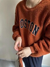 皮毛一体卫衣，女装卫衣/绒衫，A.S BAINA 艾莎佰纳